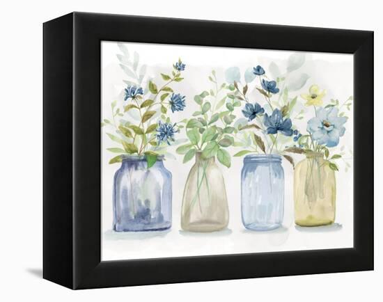 Blue Pickings-null-Framed Stretched Canvas