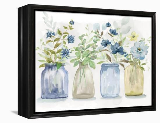 Blue Pickings-null-Framed Stretched Canvas