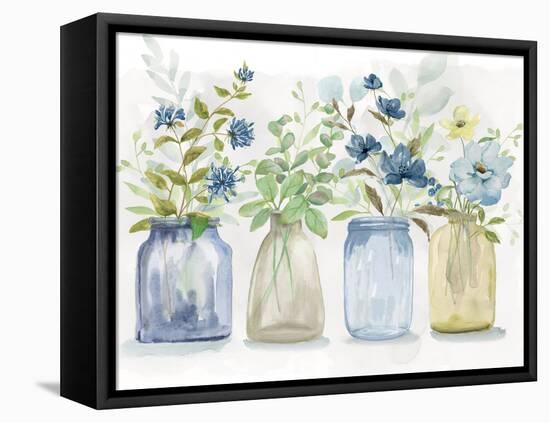 Blue Pickings-null-Framed Stretched Canvas