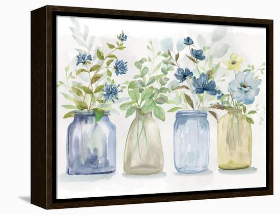 Blue Pickings-null-Framed Stretched Canvas