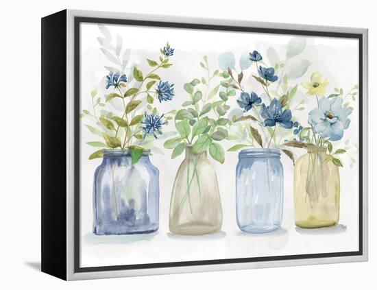 Blue Pickings-null-Framed Stretched Canvas