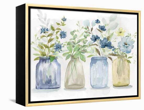 Blue Pickings-null-Framed Stretched Canvas