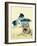 Blue Pigeons-Bairei Kono-Framed Giclee Print