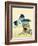 Blue Pigeons-Bairei Kono-Framed Giclee Print