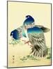 Blue Pigeons-Bairei Kono-Mounted Giclee Print