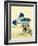 Blue Pigeons-Bairei Kono-Framed Giclee Print