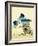 Blue Pigeons-Bairei Kono-Framed Giclee Print