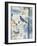 Blue Plaid With Birds B-Jean Plout-Framed Giclee Print