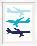 Blue Planes-Avalisa-Framed Art Print