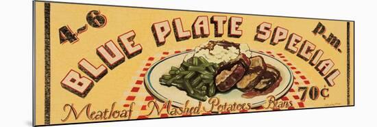 Blue Plate Special-Catherine Jones-Mounted Art Print