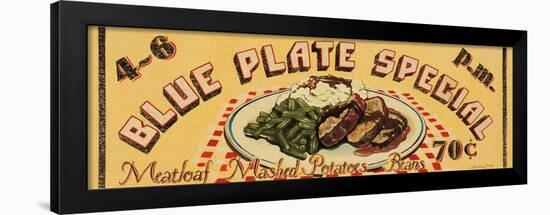 Blue Plate Special-Catherine Jones-Framed Art Print