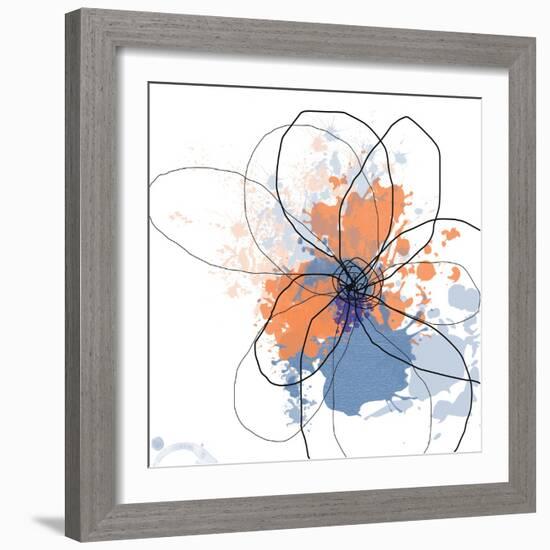 Blue Pop-Jan Weiss-Framed Art Print