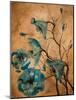 Blue Poppies II-Jodi Monahan-Mounted Art Print