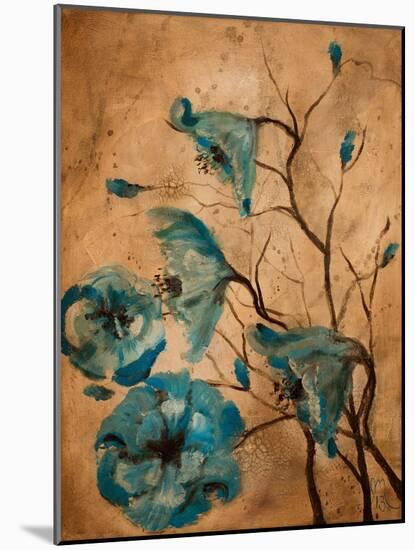 Blue Poppies II-Jodi Monahan-Mounted Art Print