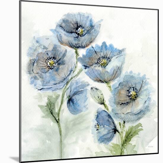 Blue Poppy 4-Patti Bishop-Mounted Art Print