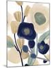 Blue Poppy Cascade I-June Vess-Mounted Art Print