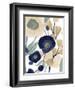 Blue Poppy Cascade II-June Vess-Framed Art Print