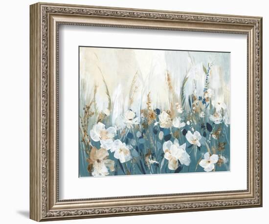 Blue Poppy Field-Allison Pearce-Framed Premium Giclee Print