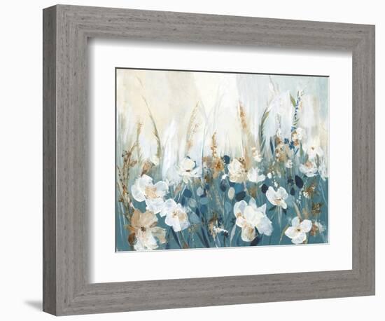Blue Poppy Field-Allison Pearce-Framed Premium Giclee Print