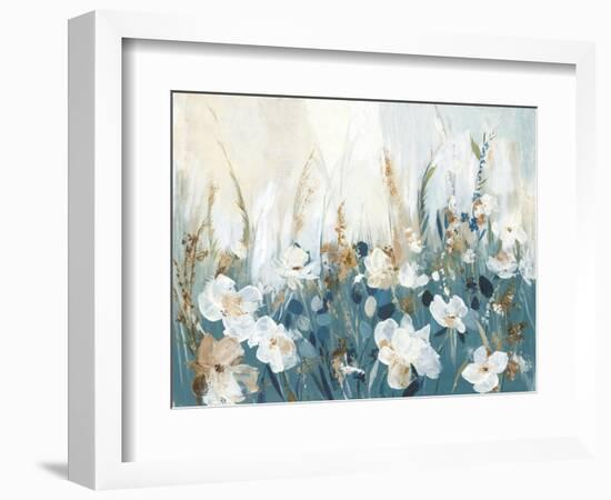 Blue Poppy Field-Allison Pearce-Framed Premium Giclee Print