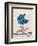 Blue Poppy-Cody Alice Moore-Framed Art Print