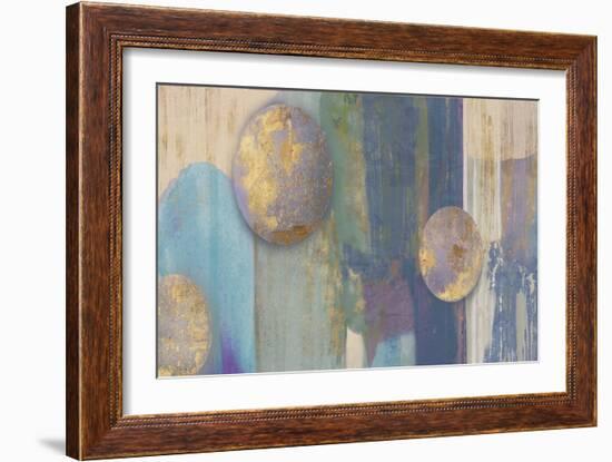 Blue Popscicles II-Jacob Q-Framed Art Print