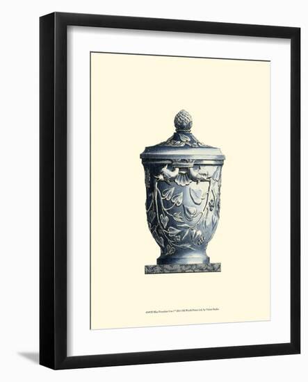 Blue Porcelain Urn I-null-Framed Art Print