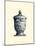 Blue Porcelain Urn I-null-Mounted Art Print