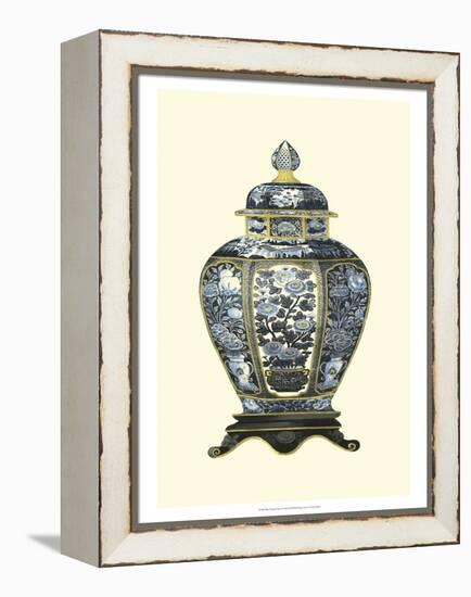 Blue Porcelain Vase I-Vision Studio-Framed Stretched Canvas