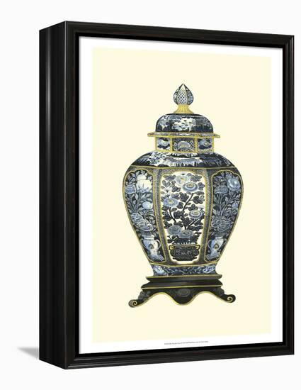 Blue Porcelain Vase I-Vision Studio-Framed Stretched Canvas