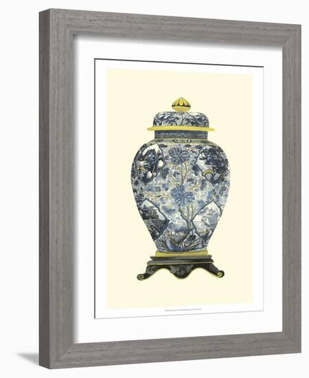 Blue Porcelain Vase II-Vision Studio-Framed Art Print