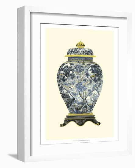 Blue Porcelain Vase II-Vision Studio-Framed Art Print