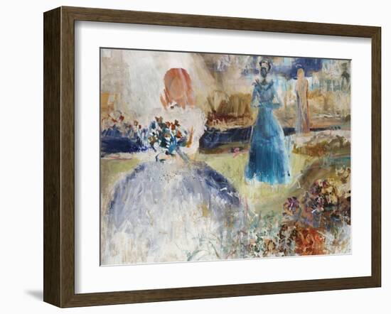 Blue Procession-Jodi Maas-Framed Giclee Print