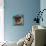 Blue Pug-Carolee Vitaletti-Mounted Art Print displayed on a wall