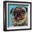 Blue Pug-Carolee Vitaletti-Framed Art Print