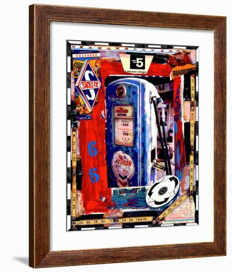 Blue Pump-Dave Newman-Framed Giclee Print