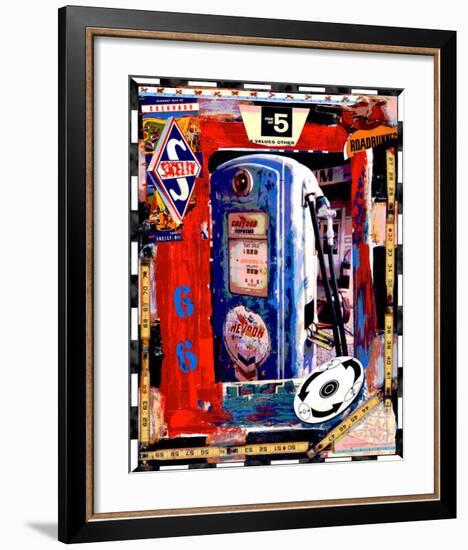 Blue Pump-Dave Newman-Framed Giclee Print