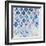 Blue Quatrefoil II-Patricia Pinto-Framed Art Print