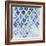 Blue Quatrefoil II-Patricia Pinto-Framed Art Print