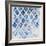 Blue Quatrefoil II-Patricia Pinto-Framed Art Print