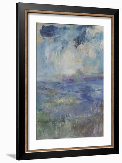 Blue Rain Shower-Jodi Maas-Framed Giclee Print