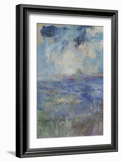 Blue Rain Shower-Jodi Maas-Framed Giclee Print