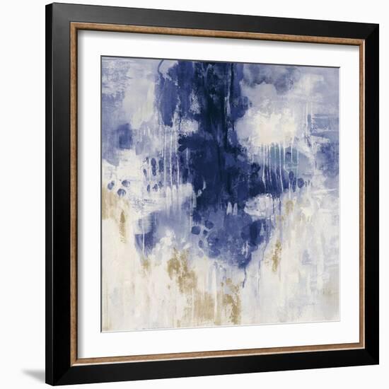 Blue Rain-Silvia Vassileva-Framed Art Print