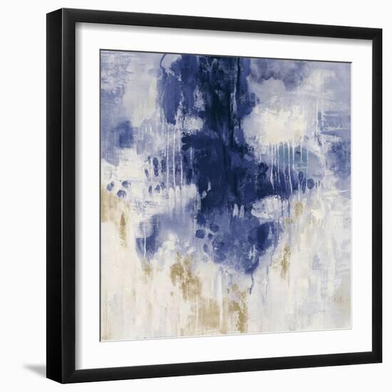 Blue Rain-Silvia Vassileva-Framed Art Print