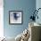 Blue Rain-Silvia Vassileva-Framed Art Print displayed on a wall