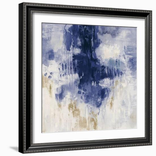 Blue Rain-Silvia Vassileva-Framed Art Print