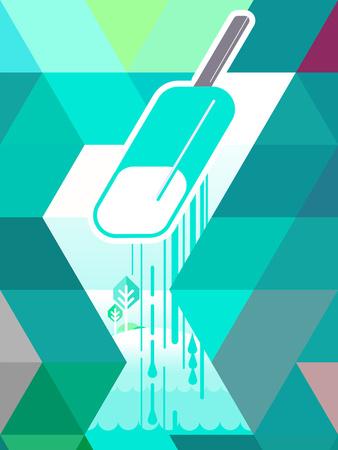 Blue Raspberry Popsicle Art Print By Spires Art Com