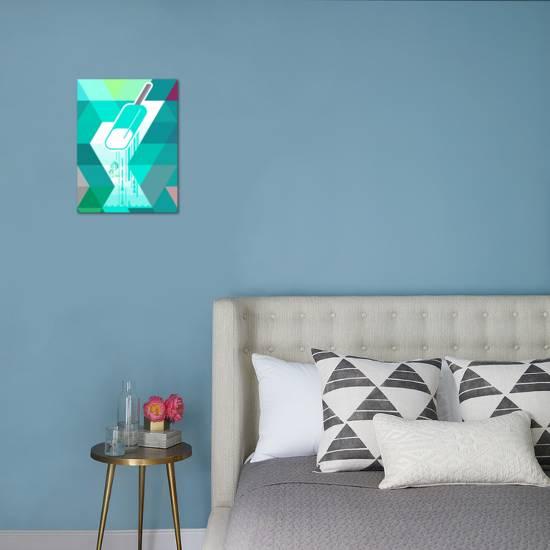 Blue Raspberry Popsicle Art Print By Spires Art Com