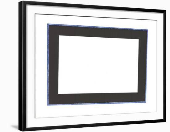 Blue Rectangle-null-Framed Limited Edition