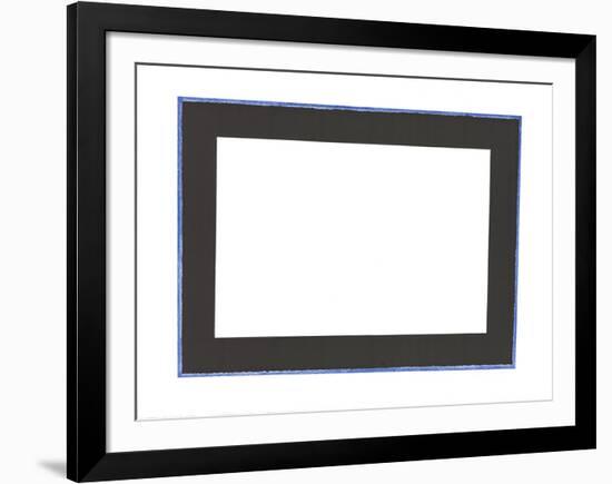 Blue Rectangle-null-Framed Limited Edition